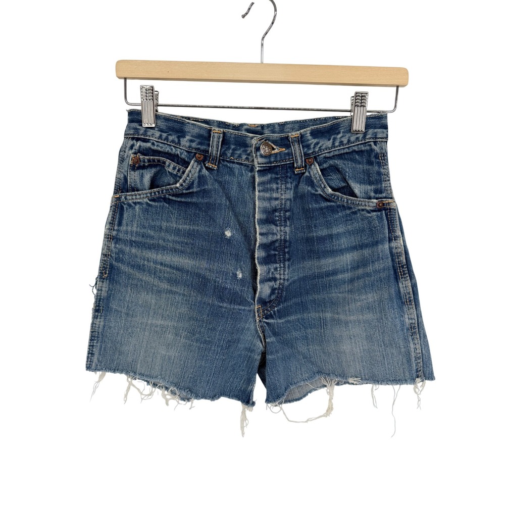 Vintage 70s Bear Bottoms Seattle Denim Cutoff Shorts Distressed